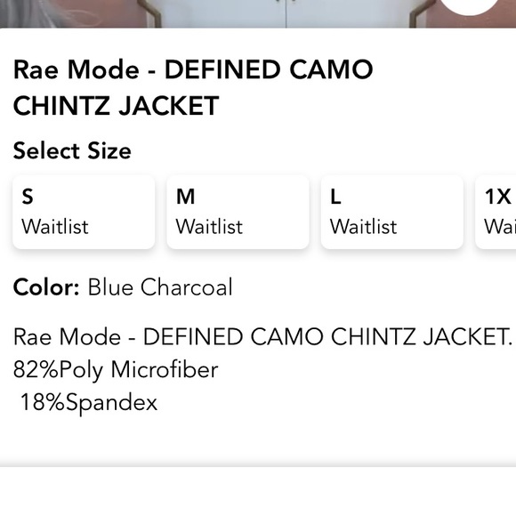 NWOT RAE MODE JACKET - Picture 12 of 12